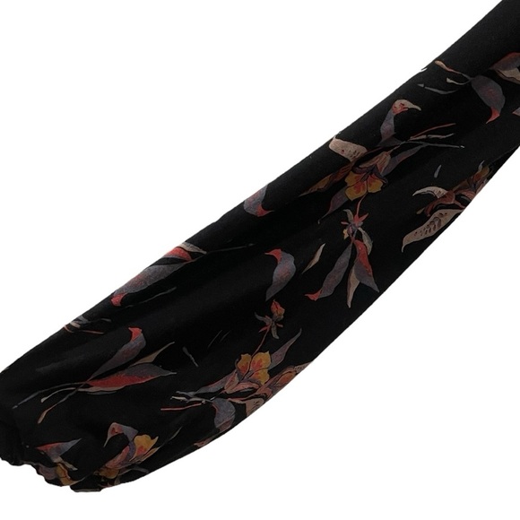 Free People Elsa Twist Open Back Strappy Floral Long Sleeve Shirt - Picture 3 of 8